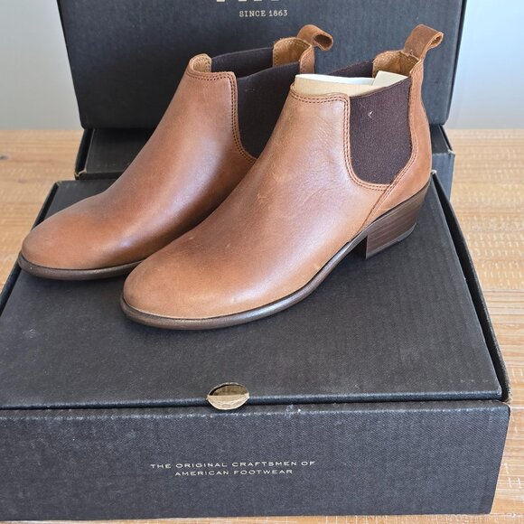 Frye Carson Chelsea Boot Cognac Brand New size 5.5 - Picture 1 of 5